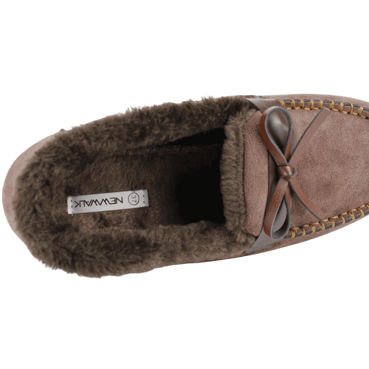 ZAPATO NEW WALK CHIPORRO TRENZA CAFE - 4