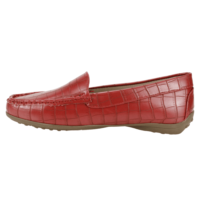 MOCASINES MUJER NEW WALK ROJO COCO CONFORT - 3