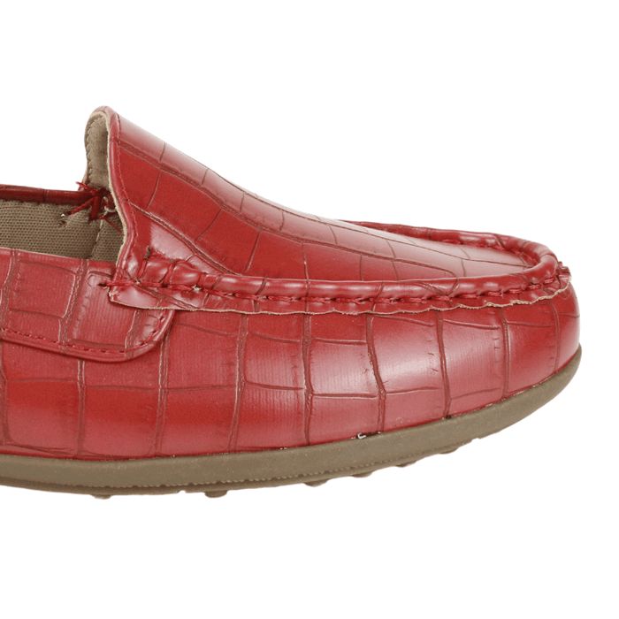 MOCASINES MUJER NEW WALK ROJO COCO CONFORT - 4