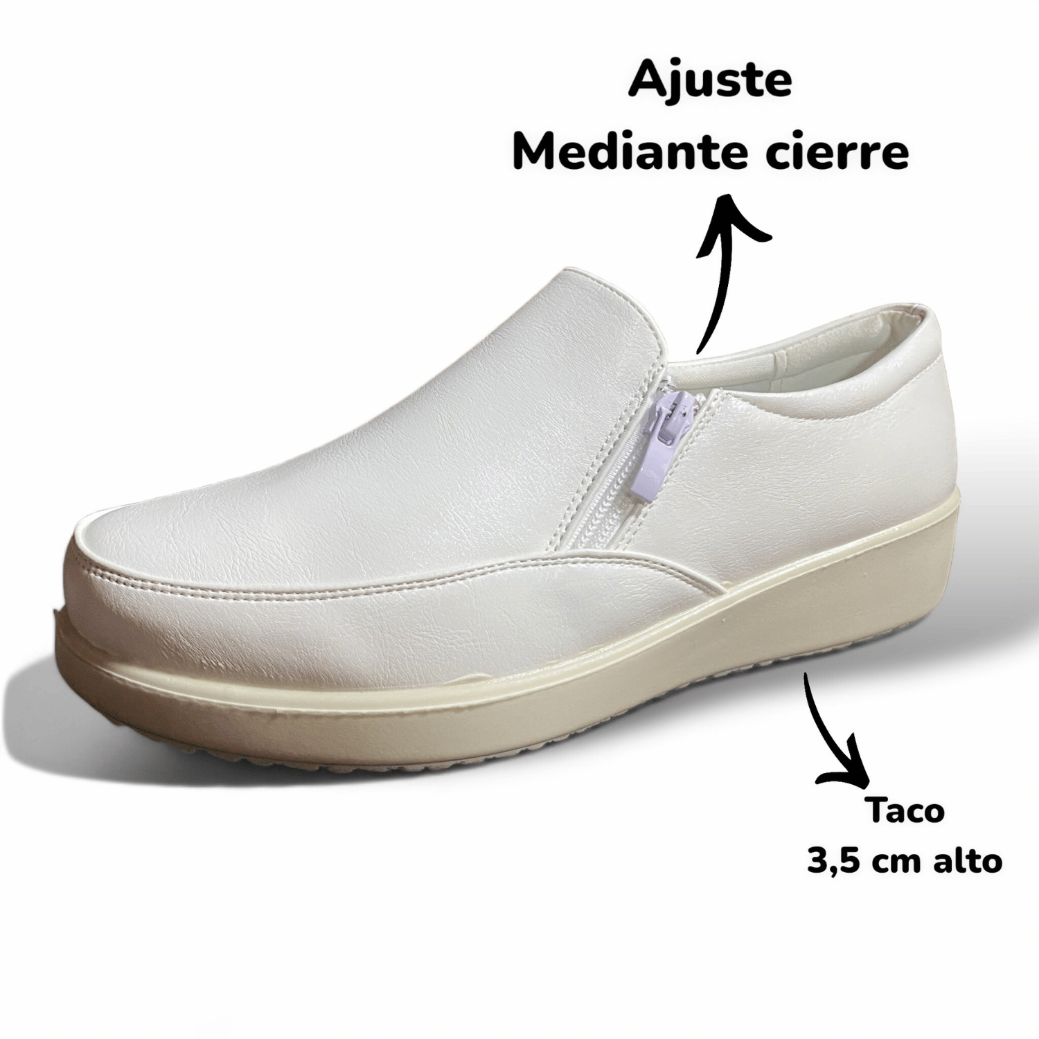 MOCASINES MUJER NEW WALK BLANCO ALESSIA - 2