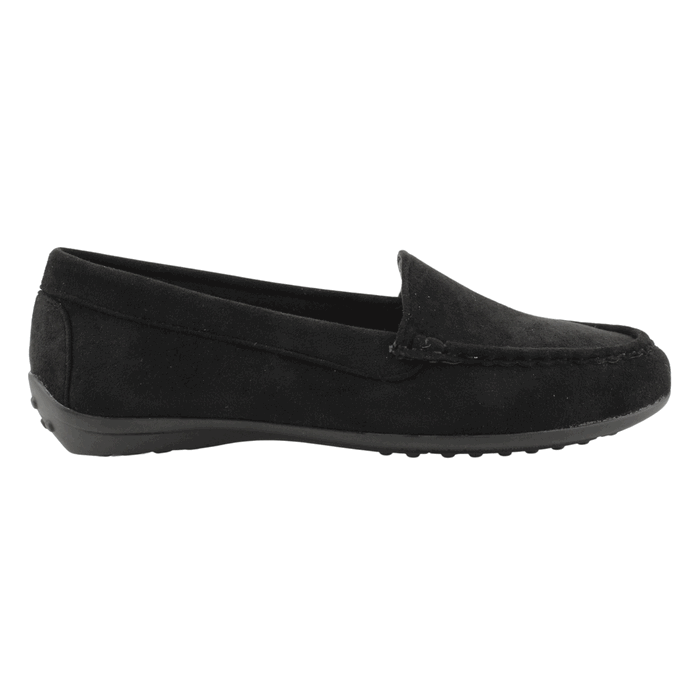 MOCASINES MUJER NEW WALK NEGRO SUEDE CONFORT - 1