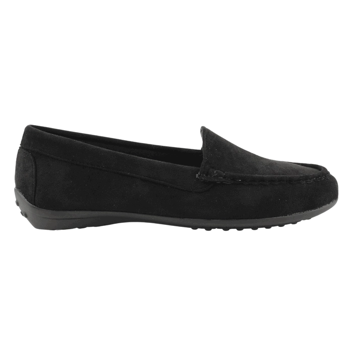 MOCASINES MUJER NEW WALK NEGRO SUEDE CONFORT - 1