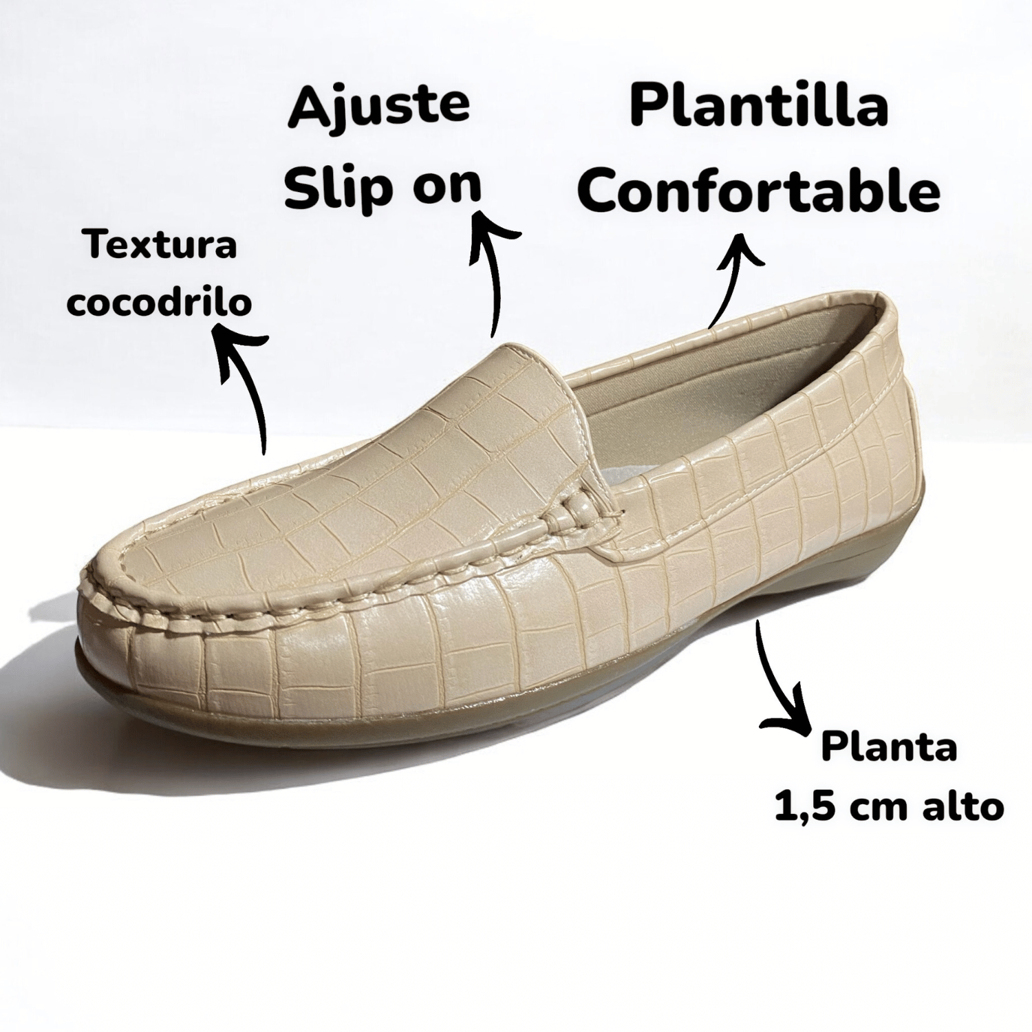 MOCASIN NEW WALK COCO CONFORT NUDE - 2