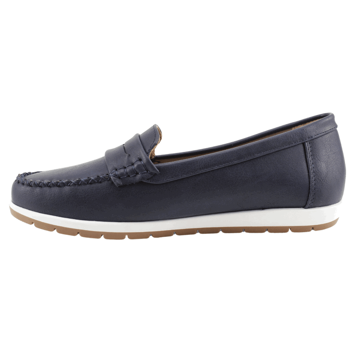 MOCASIN NEW WALK BIANCA AZUL MARINO - 3