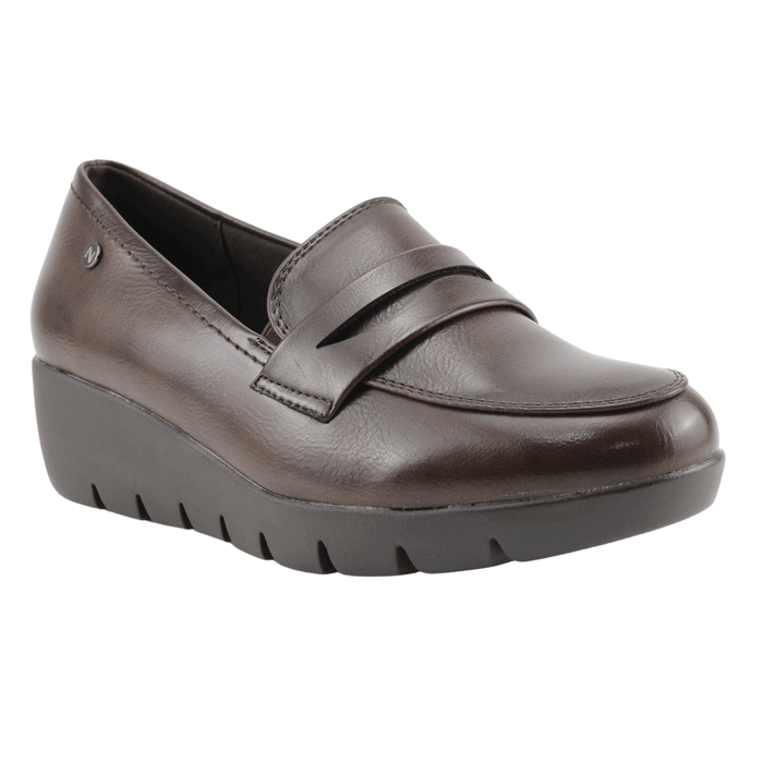 MOCASINES MUJER NEW WALK CAFÉ PLATAFORMA - 2