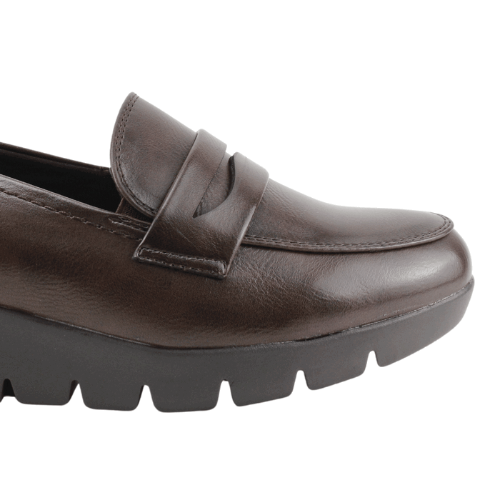 MOCASINES MUJER NEW WALK CAFÉ PLATAFORMA - 4