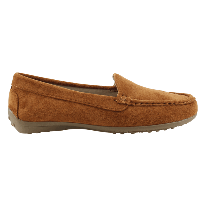 MOCASIN NEW WALK SUEDE CONFORT CAMEL - 1