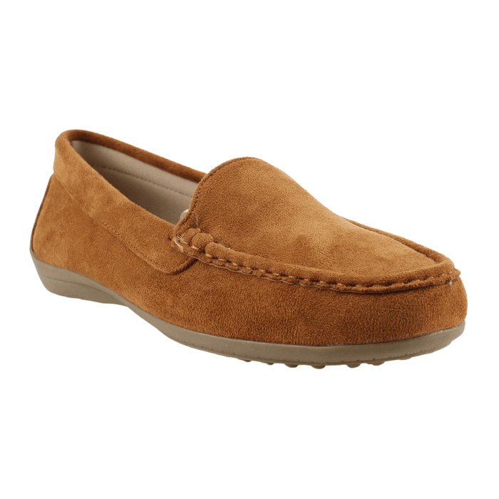 MOCASIN NEW WALK SUEDE CONFORT CAMEL - 3