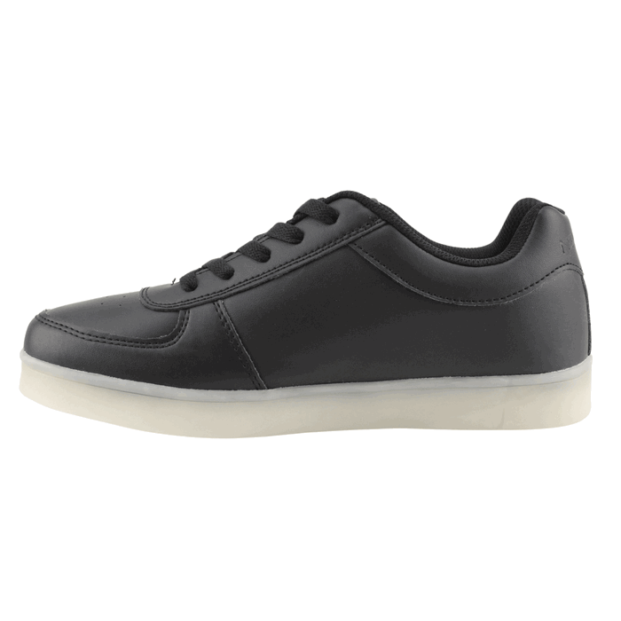 ZAPATILLAS HOMBRE NEW WALK URBANAS NEGRO LUCES - 3