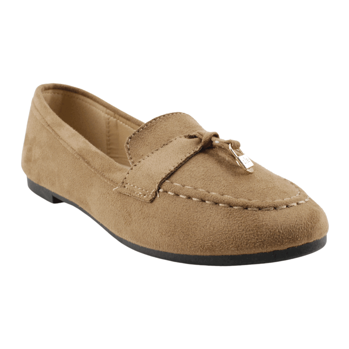 MOCASINES MUJER NEW WALK MARRÓN AROS - 3
