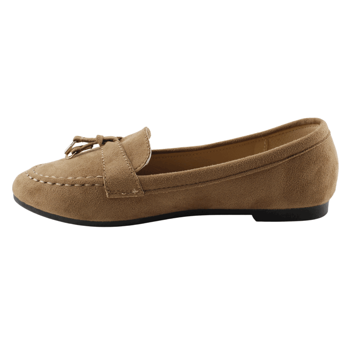 MOCASINES MUJER NEW WALK MARRÓN AROS - 4