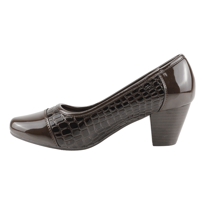 ZAPATO NEW WALK  REPTIL SHINE CAFE - 3