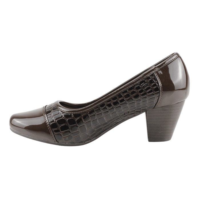 ZAPATO NEW WALK  REPTIL SHINE CAFE - 3