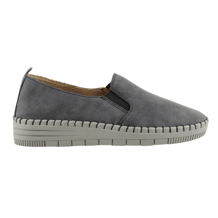 ZAPATILLAS MUJER NEW WALK CASUALES NEGRO ELÁSTICA - 1