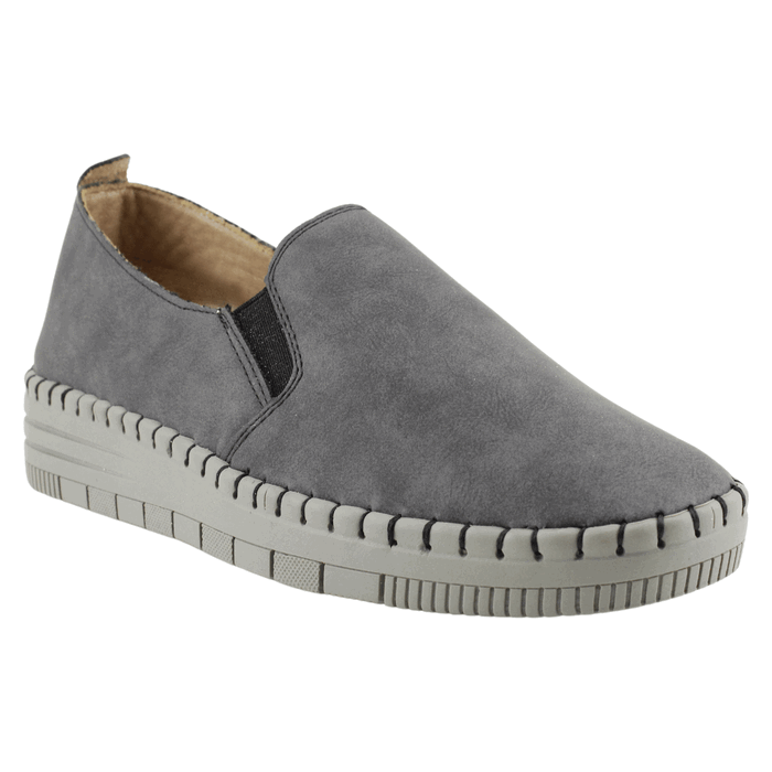 ZAPATILLAS MUJER NEW WALK CASUALES NEGRO ELÁSTICA - 2