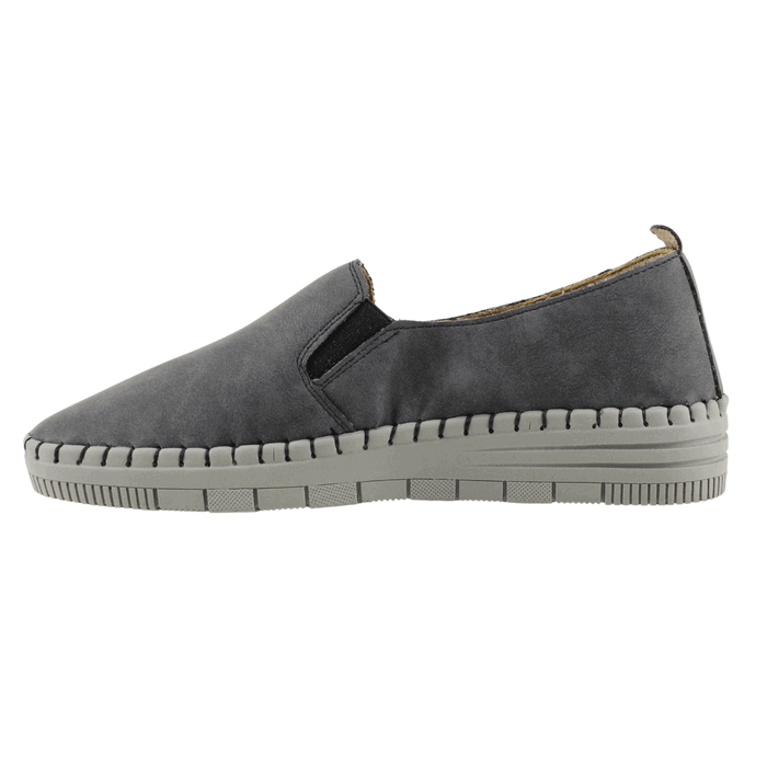 ZAPATILLAS MUJER NEW WALK CASUALES NEGRO ELÁSTICA - 3