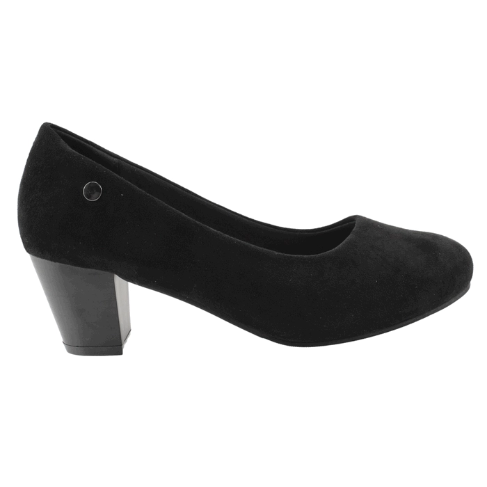ZAPATO NEW WALK MICROFIBRA NEGRO - 1