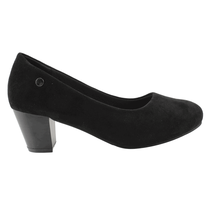 ZAPATO NEW WALK MICROFIBRA NEGRO - 1