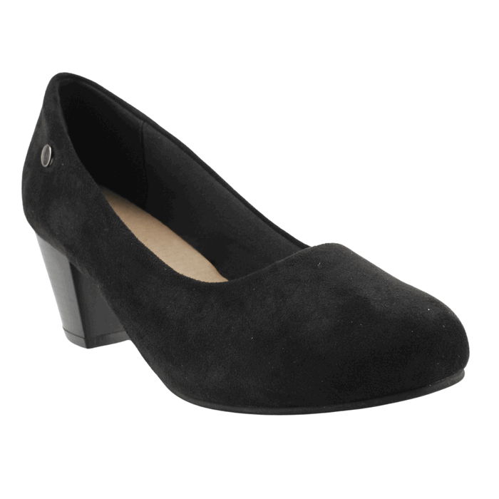 ZAPATO NEW WALK MICROFIBRA NEGRO - 2