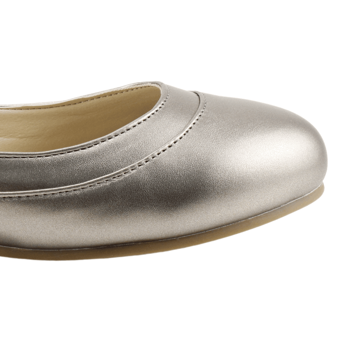 BALLERINAS MUJER NEW WALK PLATEADA BRILLANTE - 4