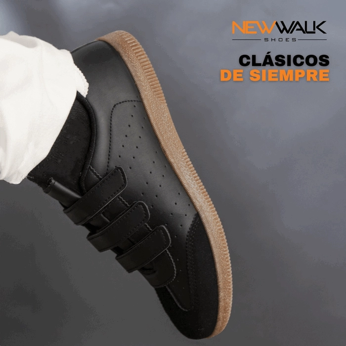 ZAPATILLAS MUJER NEW WALK URBANAS NEGRO MARTINA - 2
