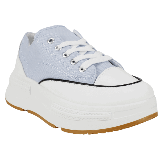 ZAPATILLAS MUJER AGUA DE COCO URBANAS CELESTE ALBA LONA - 3