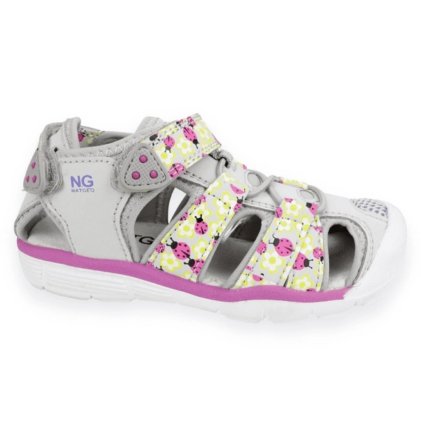 SANDALIA NAT GEO KIDS CANGREJERA GRIS - 1