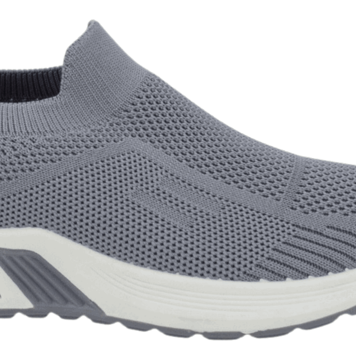 ZAPATILLAS NIÑO NEW WALK CASUALES GRIS SOCK - 4