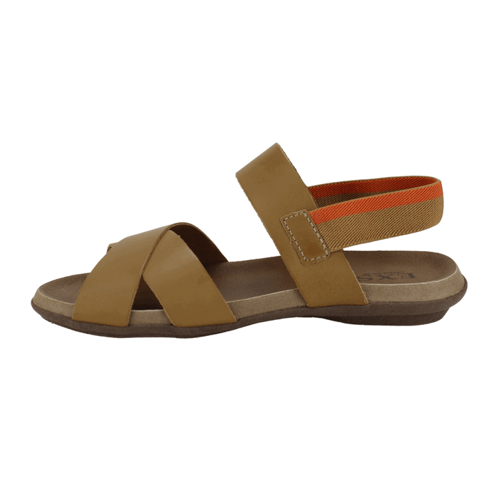 SANDALIA EXS ANTO CUERO MARRON - 3