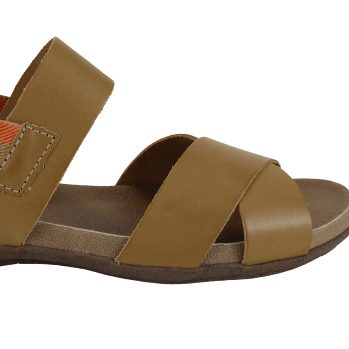 SANDALIA EXS ANTO CUERO MARRON - 4