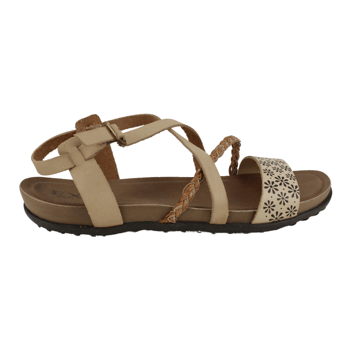 SANDALIA MUJER EXS CUERO NUDE PRINT - 1