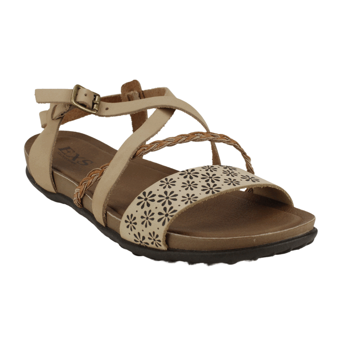 SANDALIA MUJER EXS CUERO NUDE PRINT - 2