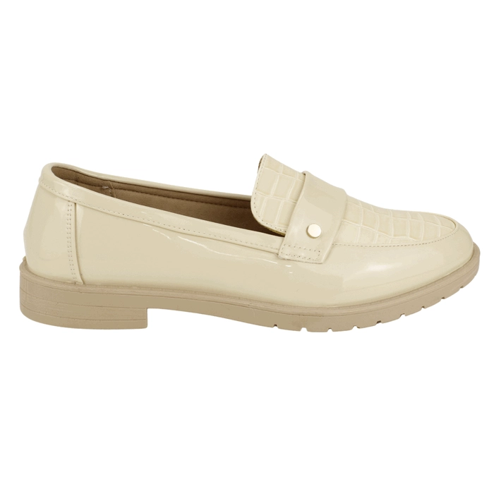 MOCASINES MUJER NEW WALK BEIGE AUDREY CONFORT - 1