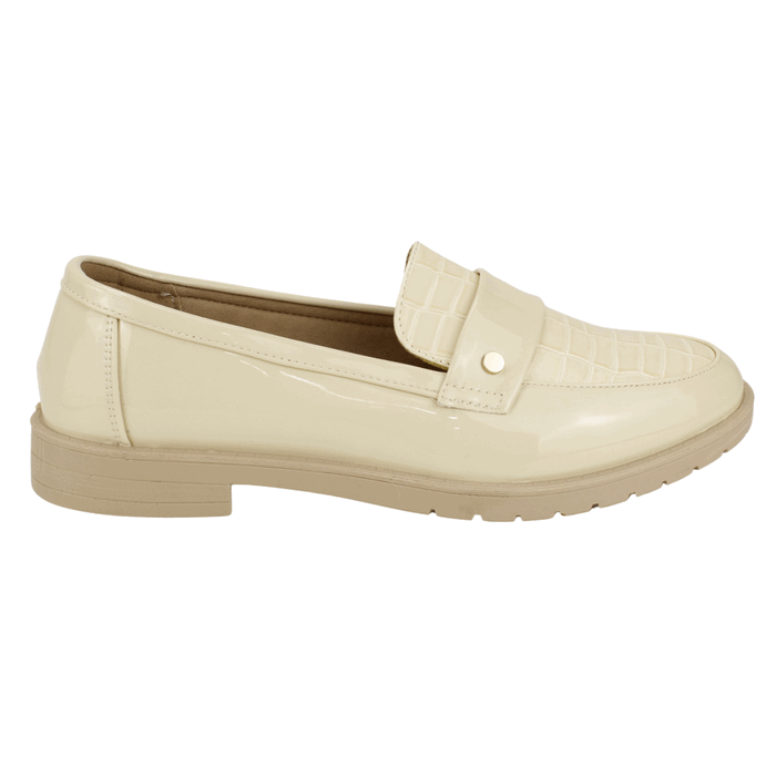 MOCASINES MUJER NEW WALK BEIGE AUDREY CONFORT - 1