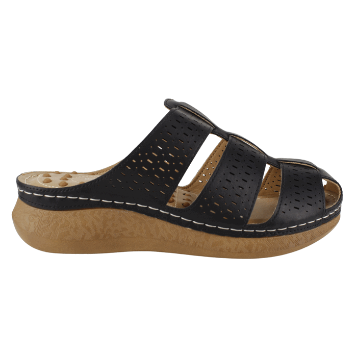 SANDALIA MUJER NEW WALK NEGRO NOEMI CONFORT - 1