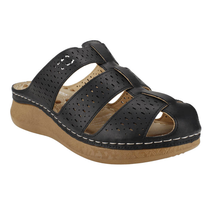 SANDALIA MUJER NEW WALK NEGRO NOEMI CONFORT - 2