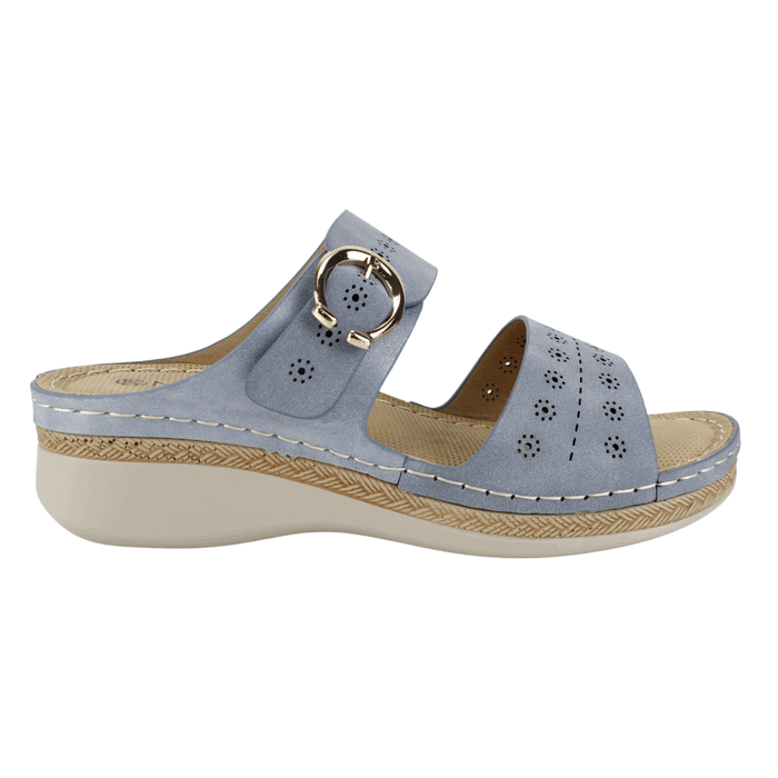 SANDALIA MUJER NEW WALK CELESTE SOL CONFORT - 1
