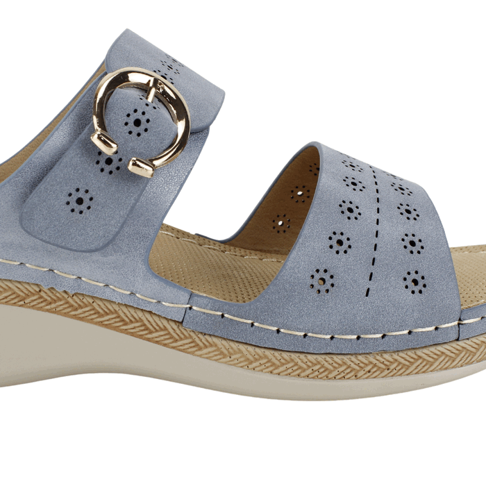 SANDALIA MUJER NEW WALK CELESTE SOL CONFORT - 4