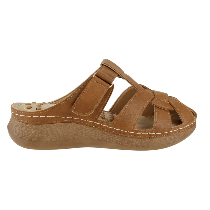 SANDALIA MUJER NEW WALK MARRÓN ELSA CONFORT - 1