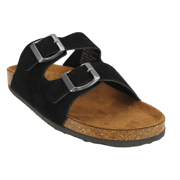 SANDALIA MUJER NEW WALK NEGRO DOBLE CORREA - 2