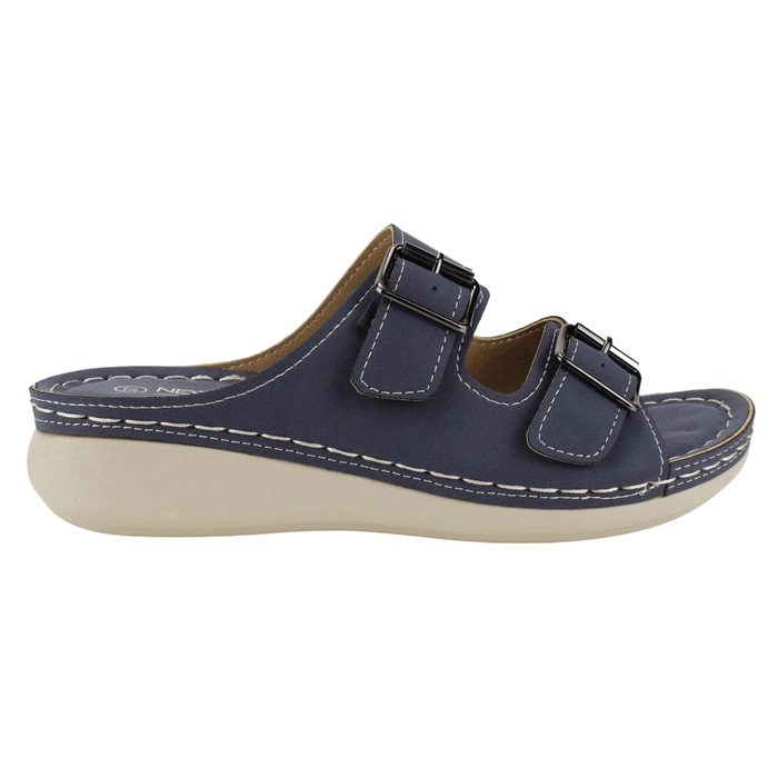 SANDALIA MUJER NEW WALK AZUL LILI CONFORT - 1
