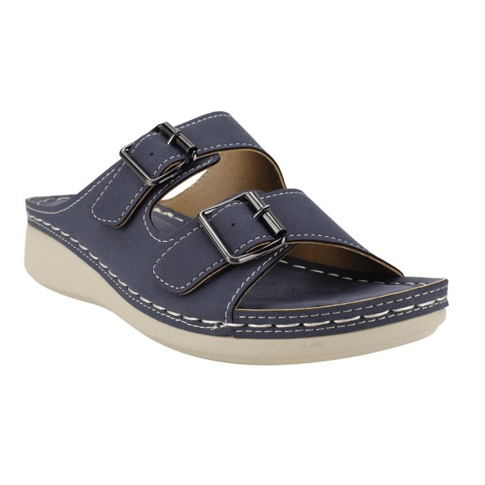 SANDALIA MUJER NEW WALK AZUL LILI CONFORT - 2