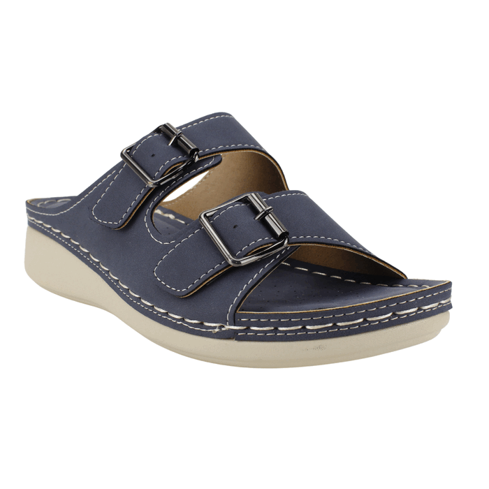 SANDALIA MUJER NEW WALK AZUL LILI CONFORT - 2
