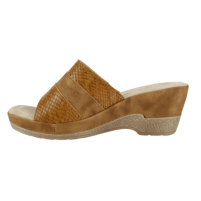 SANDALIA MUJER NEW WALK CAMEL TACHAS - 3