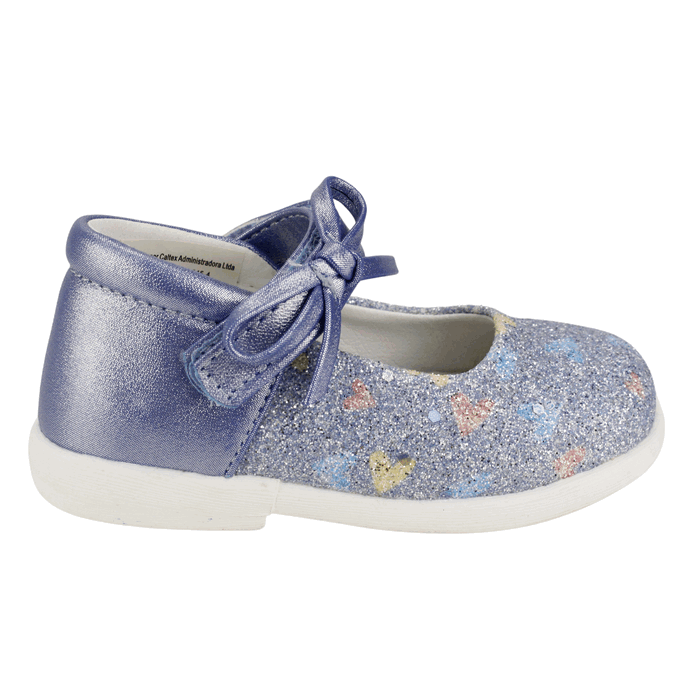 ZAPATO NAT GEO KIDS BRILLOS CELESTE - 1