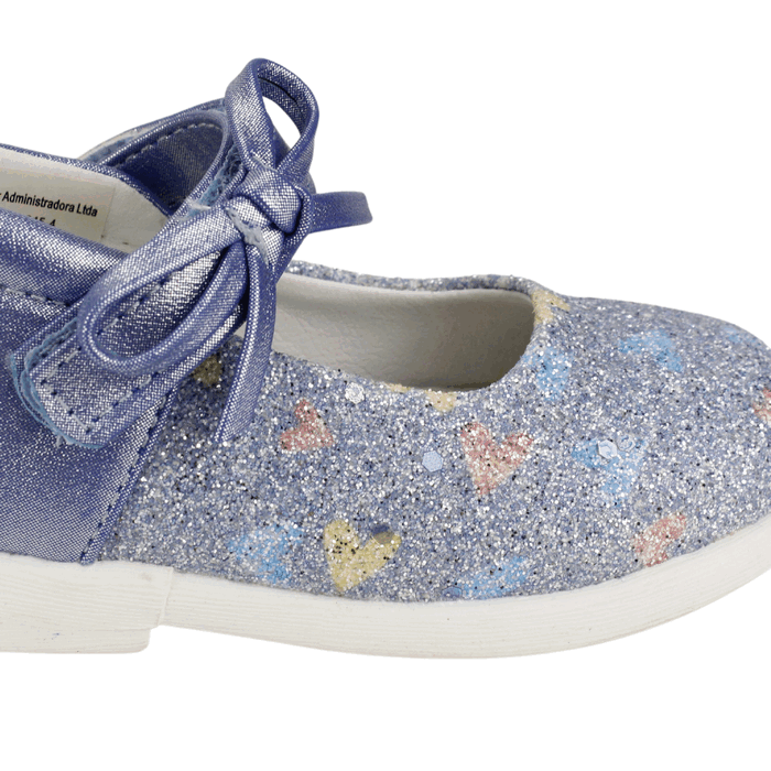 ZAPATO NAT GEO KIDS BRILLOS CELESTE - 4