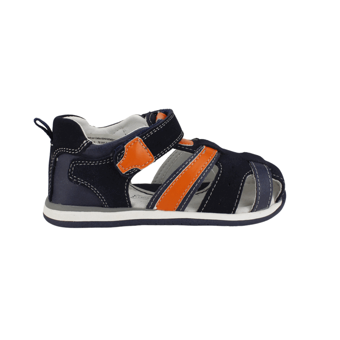 SANDALIA NIÑO NAT GEO CUERO AZUL MARINO KIDS INFANTIL - 1
