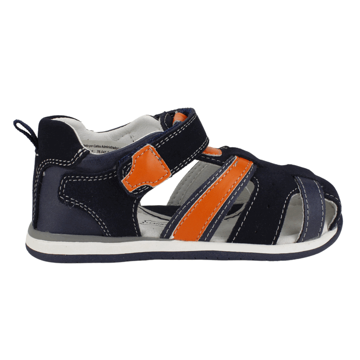 SANDALIA NIÑO NAT GEO CUERO AZUL MARINO KIDS TOMMY - 1