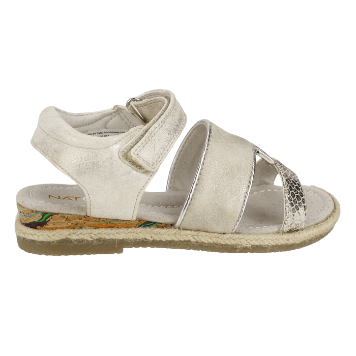 SANDALIA NAT GEO KIDS REPTIL DORADA - 1