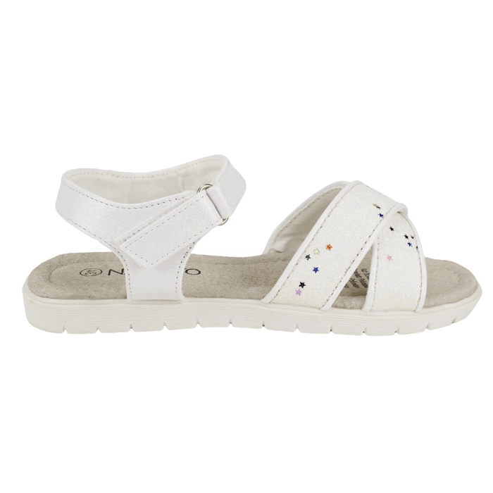 SANDALIA NAT GEO KIDS ESTRELLAS BLANCA - 1